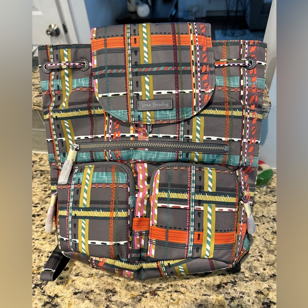 BNWT Vera Bradley Nylon Midtown Cargo backpack or weekender or gym bag